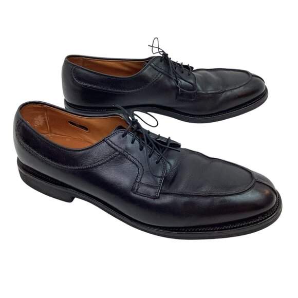 Allen Edmonds Stockbridge Leather Split Toe Mens 12AA Derby Dress Shoes Black - Picture 10 of 13